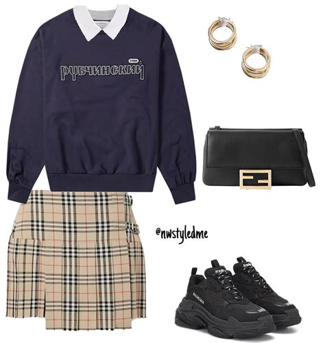 burberry outfit aesthetic.